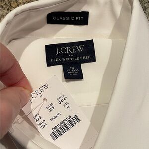 J. Crew White Men's Stretch Dress Shirt NWT